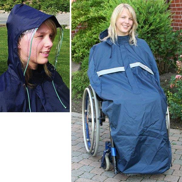Orgaterm Regencape ohne Arm für Rollstuhlfahrer